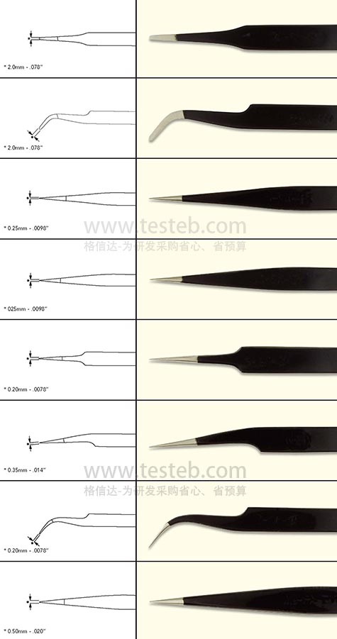 環氧涂層防腐蝕鑷子