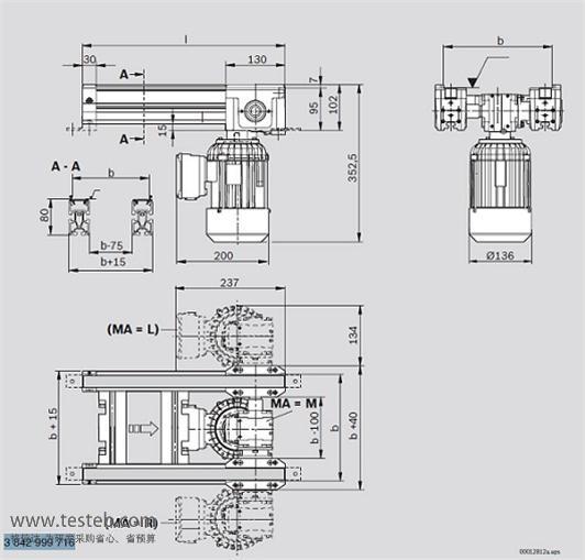 博世力士樂3842999716皮帶輸送段